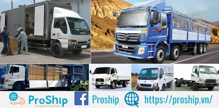 Top 10 các loại xe tải chở hàng phổ biến nhất hiện nay