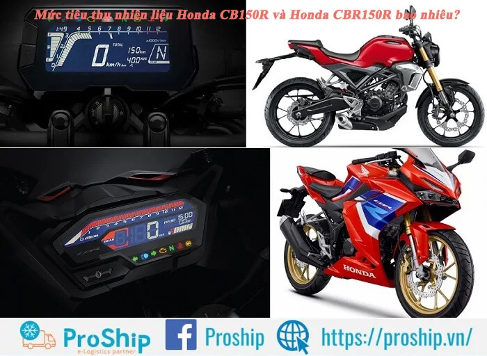 Mức tiêu hao nhiên liệu của cbr250rr, cbr150r, cb650r bao nhiêu?