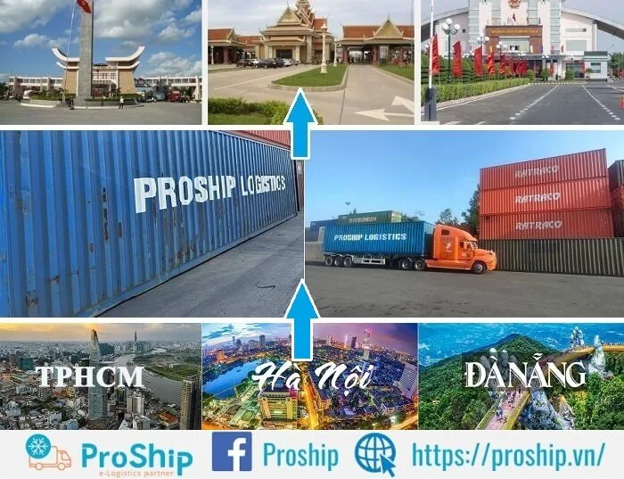 Dịch vụ Trucking, kéo Container đi Campuchia bằng xe liên vận