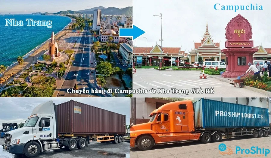 Price list for shipping goods to Cambodia from Nha Trang is the best on the market
