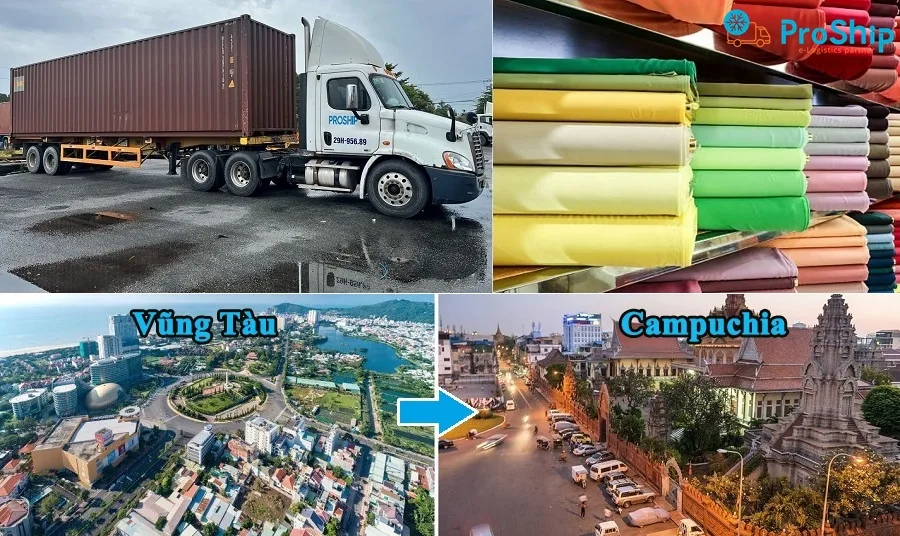 Cheap and safe shipping service to Cambodia from Vung Tau