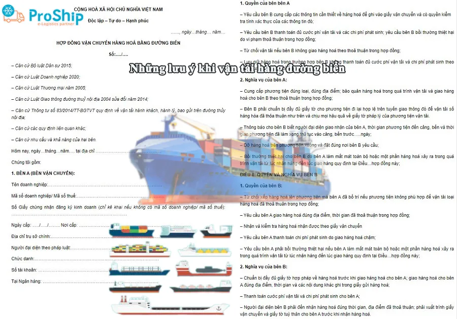 Reasons for choosing to transport goods by sea in our country