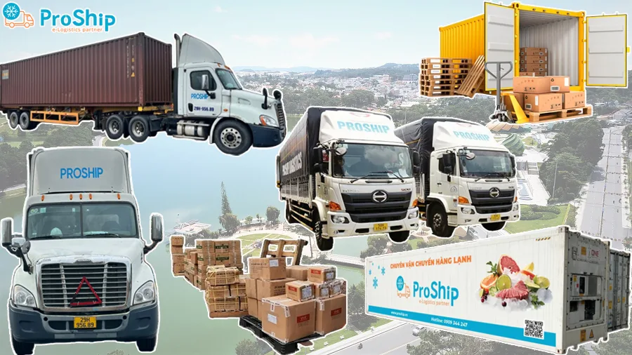 Shipping service from Nha Trang to Lam Dong