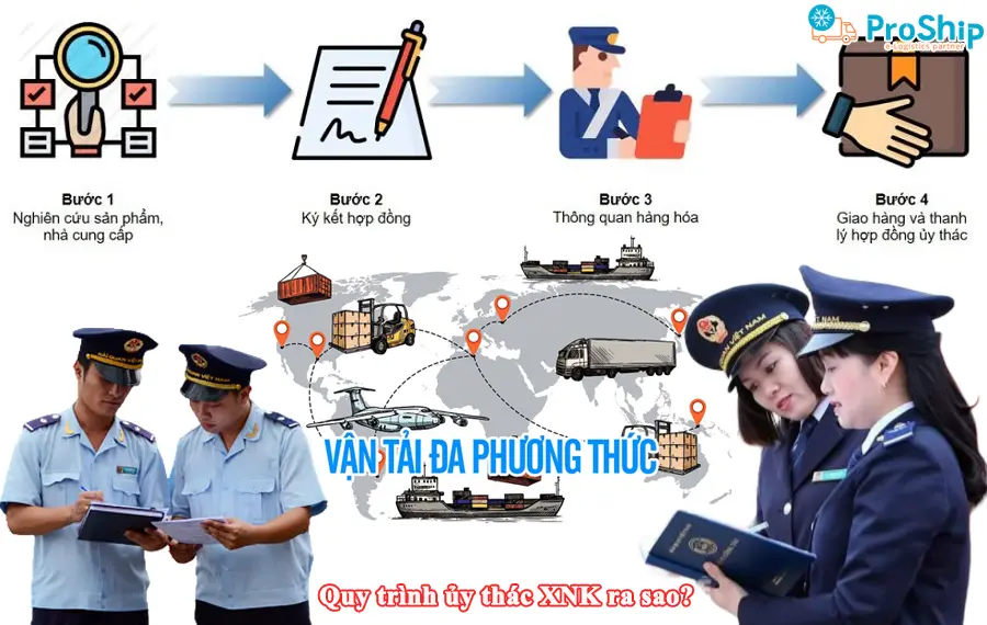 Dịch vụ Ủy thác xuất nhập khẩu uy tín, nhanh chóng, an toàn