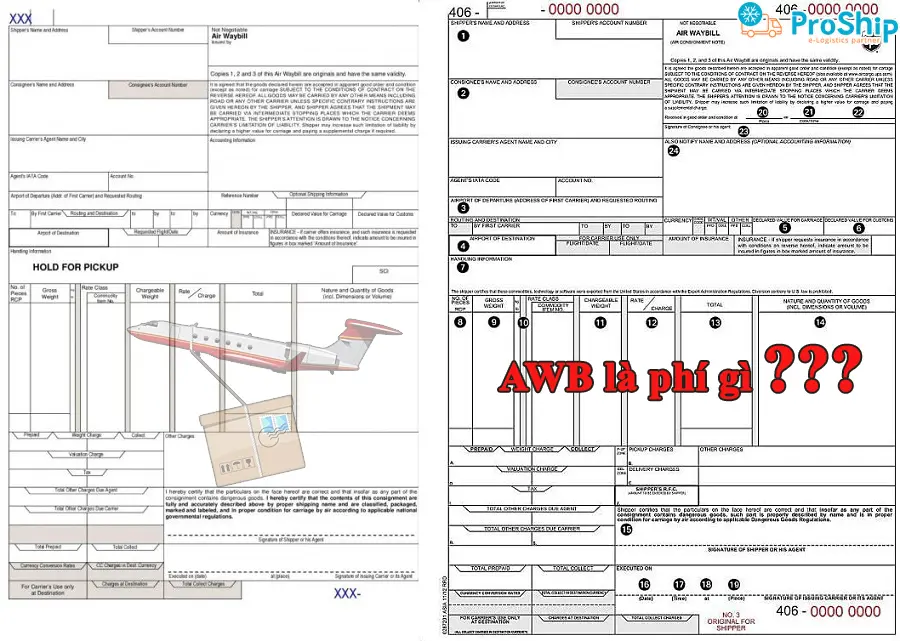 AWB là phí gì? Được tính như thế nào? Ai chịu phí này?