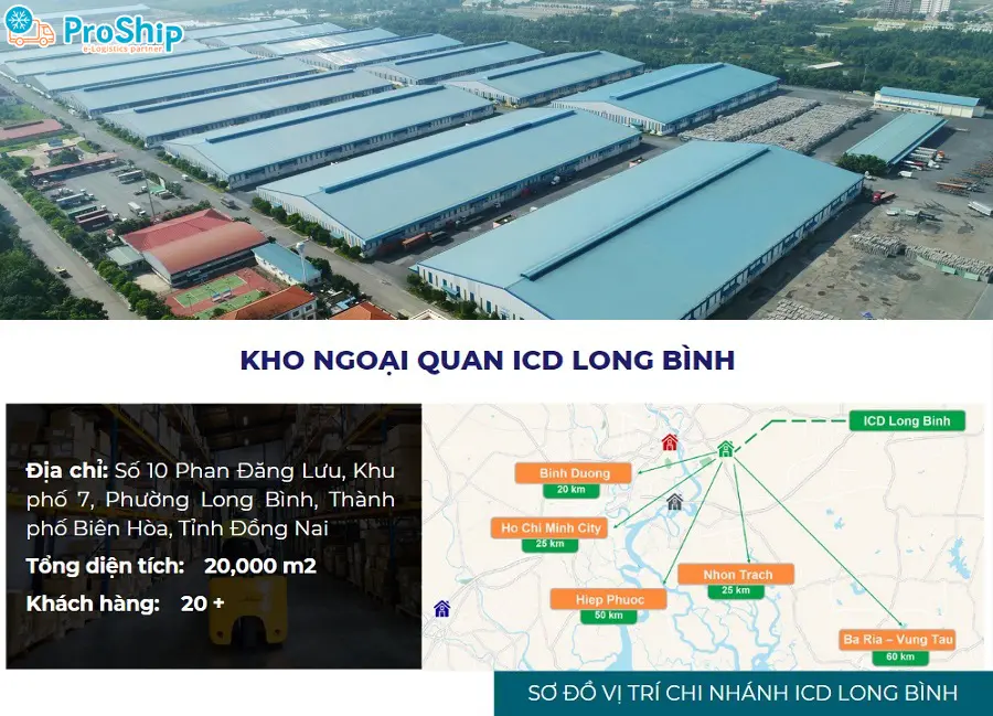 Vài nét về kho ngoại quan ICD Long Bình