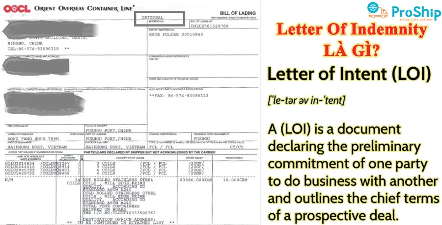 Letter Of Indemnity là gì? Sử dụng cho trường hợp nào?