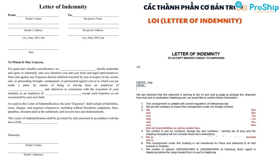 Letter Of Indemnity là gì? Sử dụng cho trường hợp nào?