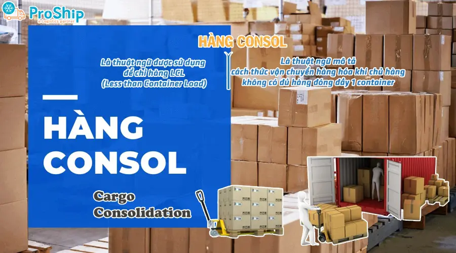 Hàng Consol là gì? Những thông tin về hàng Consol