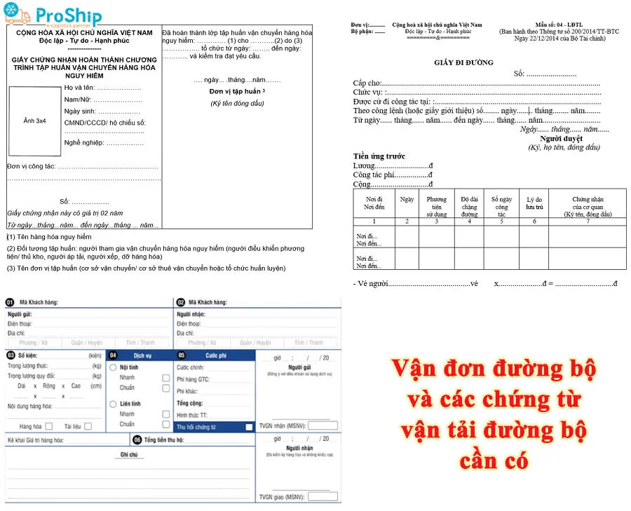 Vận đơn đường bộ là gì? Quy định và vai trò ra sao?