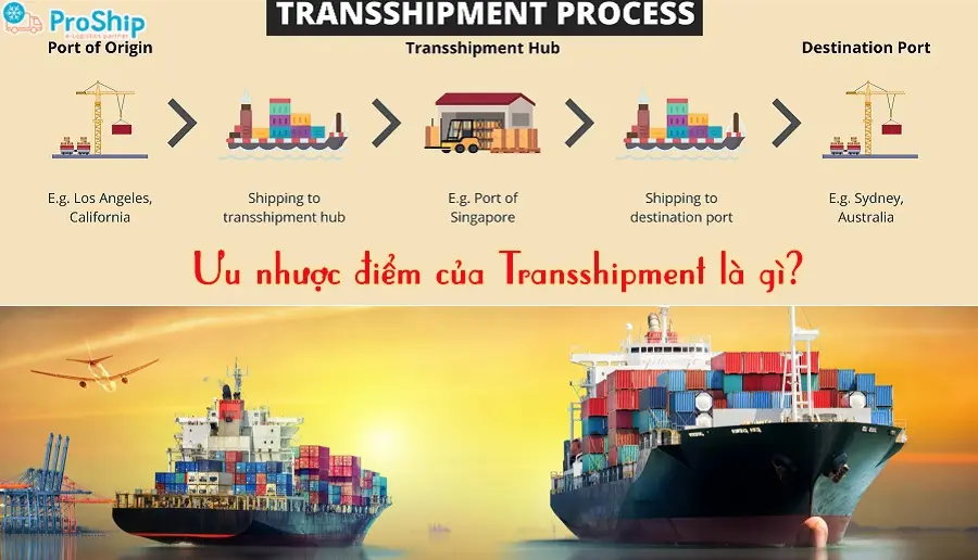 Transshipment là gì? Có vai trò như thế nào trong Logistics?