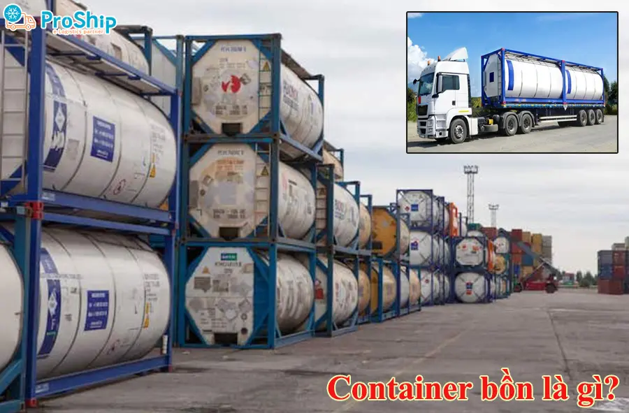 Container bồn là gì? Được sử dụng để chở hàng hóa gì?